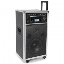 Mobilny zestaw nagłośnieniowy Vonyx ST100 MK2 wzmacniacz 250W port USB SD MMC Bluetooth