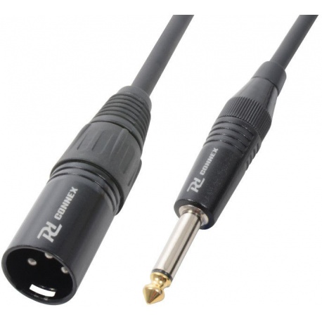 Kabel sygnałowy XLR (m) - Jack 6,3mm PD Connex długość 1,5 metra
