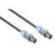 Kabel głośnikowy Speakon złacze 2x NL2 PD Connex przekrój 2,5mm o długości 15 metrów