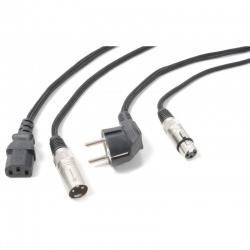 Przewód zasilający i audio XLR 2w1 PD Connex długość 10 metrów