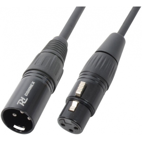 Kabel mikrofonowy XLR (m) - XLR (f) PD Connex długość 3 metrów