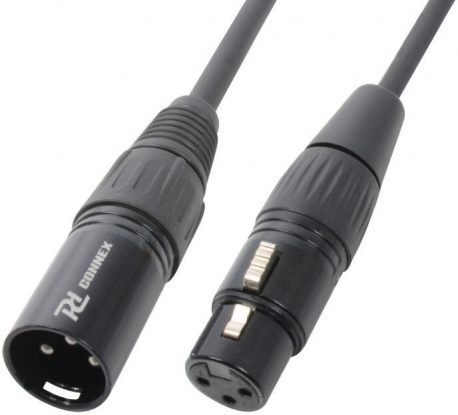 Kabel mikrofonowy XLR (m) - XLR (f) PD Connex długość 3 metrów