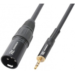 Kabel sygnałowy XLR (m) - mini Jack 3,5 mm PD Connex długość 0,5 metra