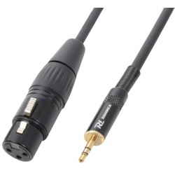 Kabel sygnałowy XLR (f) - mini Jack 3,5 mm PD Connex długość 0,5 metra