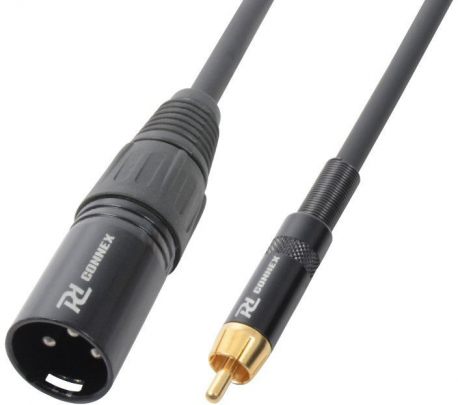 Kabel sygnałowy XLR (m) - RCA (m) PD Connex długość 3 metrów