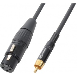 Kabel sygnałowy XLR (f) - RCA (m) PD Connex długość 3 metrów