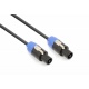 Kabel głośnikowy Speakon złacze 2x NL2 VONYX przekrój 2x 1,2 mm o długości 10 metrów