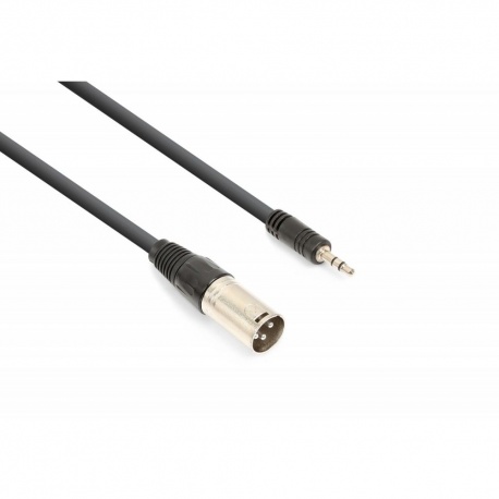 Kabel mikrofonowy XLR (m) - JACK 3,5 mm stereo marki VONYX długość 50 cm