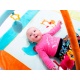 Mata edukacyjna dla niemowląt miękka pluszowa 90 x 90 x 45cm zwierzątka