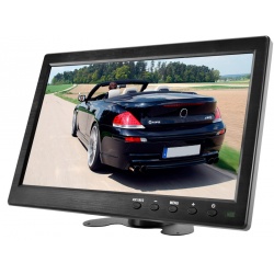Monitor samochodowy LED 10' SUPER SLIM wejście VGA AV1 AV2 nadajnik IR