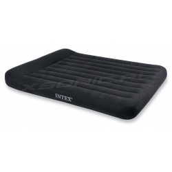 Welurowy materac z zagłówkiem Queen 203 x 152 x 23 cm INTEX 66769