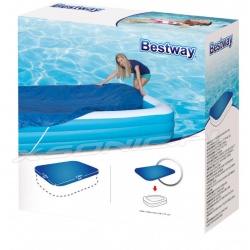 Pokrywa prostokątna do basenów dmuchanych 305 x 183 cm Bestway 58108