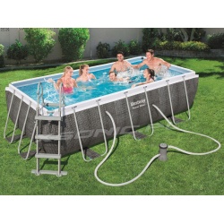 Basen ogrodowy 404 x 201 x 100 cm prostokątny stelażowy 11w1 Bestway 56721