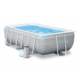 Basen ogrodowy prostokątny 300 x 175 x 80cm INTEX 26784 4w1