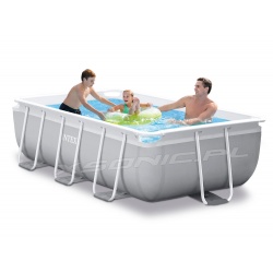 Basen ogrodowy prostokątny 300 x 175 x 80cm INTEX 26784 4w1