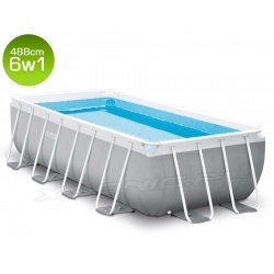 Basen ogrodowy 488 x 244 x 107 cm prostokątny PRISM INTEX 26792 6w1