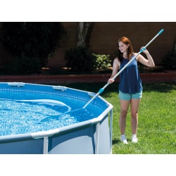 Zestaw czyszczący do basenu wąż kij szczotka siatka odkurzacz Deluxe INTEX 28003