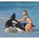 Zabawka plażowa do pływania dmuchana Orka 193 cm x 119 cm INTEX 58561
