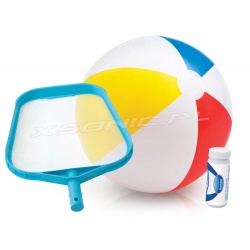 Basen prostokątny 260 x 160 x 65 cm ogrodowy Intex 28271 na stelażu 15w1