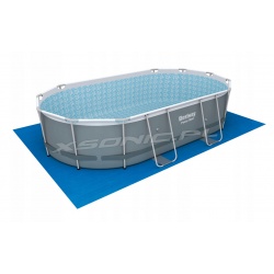 Basen ogrodowy owalny 488 x 305 x 107 cm stelażowy 18w1 Bestway 56448