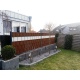 Taśma ogrodzeniowa rolka 26 mb szerokość 190 mm na płot balkon szara