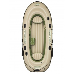 Ponton wędkarski Bestway Voyager 500 3-osobowy 348 x 142 cm z wiosłami 65001