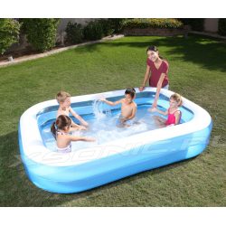 Basen dmuchany 262 x 175 x 51 cm prostokątny z pokrywą 2w1 Bestway 54006