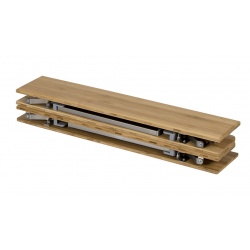 Składany stół turystyczny blat 65x50 piknikowy bambusowy Bamboo