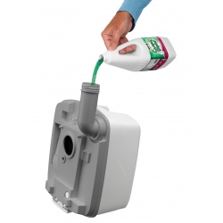 Zestaw płynów do toalet 2 x 1,5L Camp Green + Campa Rinse Plus góra dół