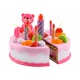 Tort urodzinowy do krojenia 80 elementów zabawka czajnik filiżanki