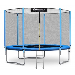 Trampolina ogrodowa 312 cm z siatką zewnętrzną 10ft drabinka