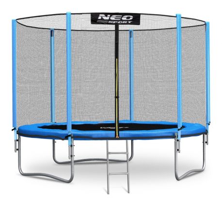 Trampolina ogrodowa 312 cm z siatką zewnętrzną drabinka GRATIS