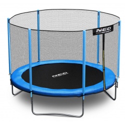 Trampolina ogrodowa 312 cm z siatką zewnętrzną drabinka GRATIS