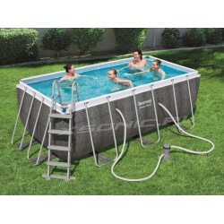 Basen prostokątny 17w1 stelażowy 412 x 201 x 122 cm Bestway 56722