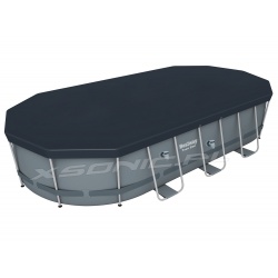 Basen owalny 549 x 274 x 122 cm stelażowy 17w1 Bestway 56710 do ogrodu