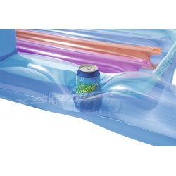 Dmuchany fotel do pływania 157 x 89 materac z oparciem Bestway 43028