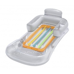 Dmuchany fotel do pływania 157 x 89 materac z oparciem Bestway 43028