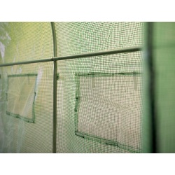 Folia zamiennik na tunel ogrodowy szklarnie 400 x 250 x 200 cm z oknami 10m2