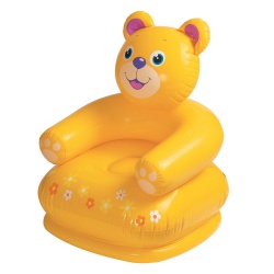 Fotel dmuchany dla dziecka Miś lub Hipopotam 65 x 64 cm Intex 68556