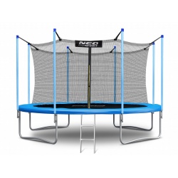 Trampolina ogrodowa 374 cm z siatką wewnętrzną 12ft PRO