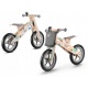 Drewniany rowerek biegowy dla dzieci Ricobike RC-610 z torbą koła 12 cali