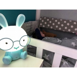Lampka nocna dla dzieci królik wysokości 30cm 3 tryby jasności LED