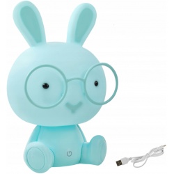Lampka nocna dla dzieci królik wysokości 30cm 3 tryby jasności LED