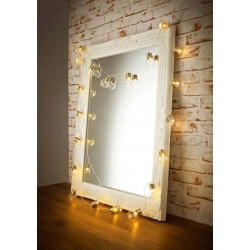 Retro lampki żarówki 20 LED ozdobne na baterie girlanda 520cm na okno obraz