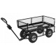 Transportowy wózek ogrodowy przyczepka koła PU ładowność 350 kg