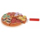 Pizza drewniana do krojenia układania na rzep 6 kawałków pizzy talerz