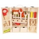 Drewniane narzędzia dla dzieci skrzynka z narzędziami do zabawy