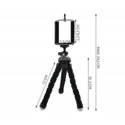 Elastyczny statyw uchwyt na telefon smartfon aparat kamerą TRIPOD