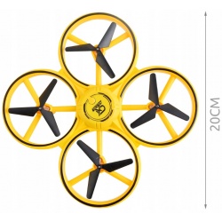 Mały dron sterowany ręką gestami LED lewitujący mini UFO osłony