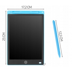 Tablet graficzny do rysowania nauki pisania dla dzieci rysik XL 10" na baterie